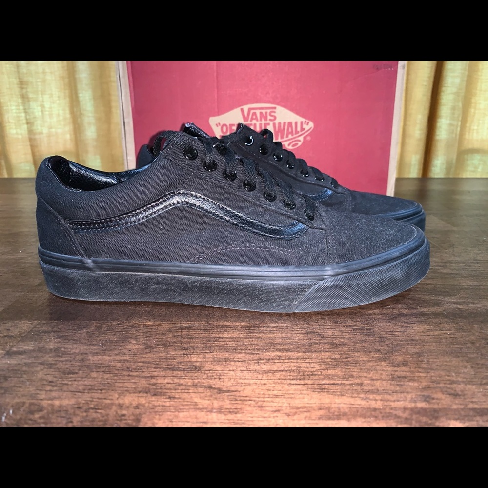 Vans Old Skool Solid Black Canvas